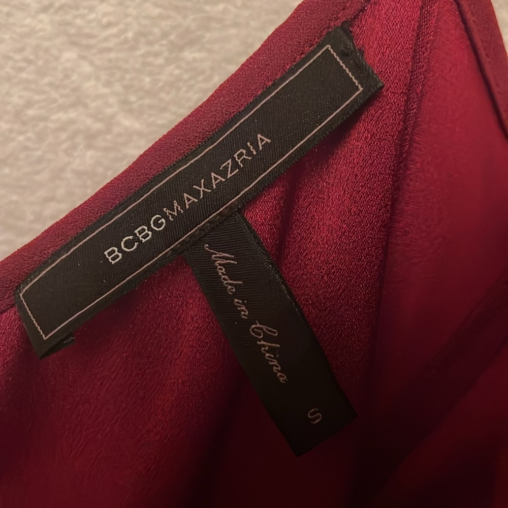 BCBG Maxazria Burgundy Jackie Romper - Picture 10 of 10